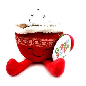Giggle Scape Plush Hot Chocolate Coco Holiday Toys Children Mug Cup Stuffed